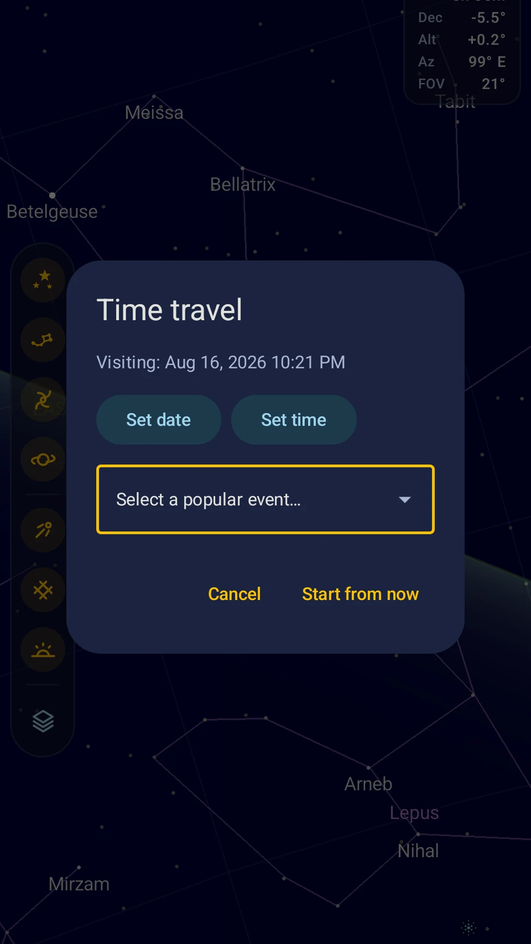 Sky Map screenshot